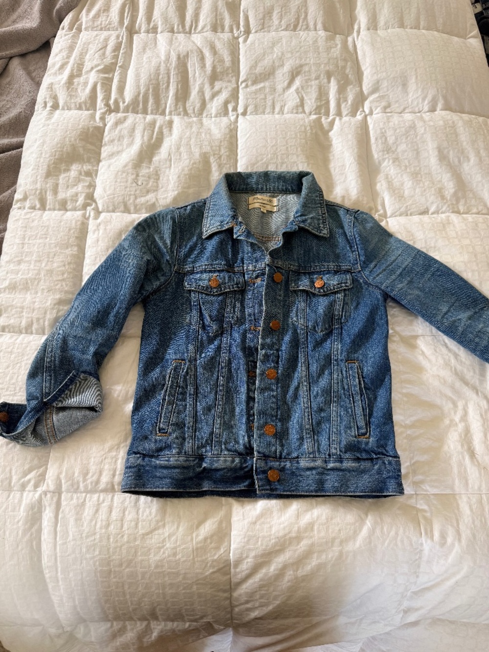 Madewell Classic Denim Jean Jacket Size Small Medium Wash